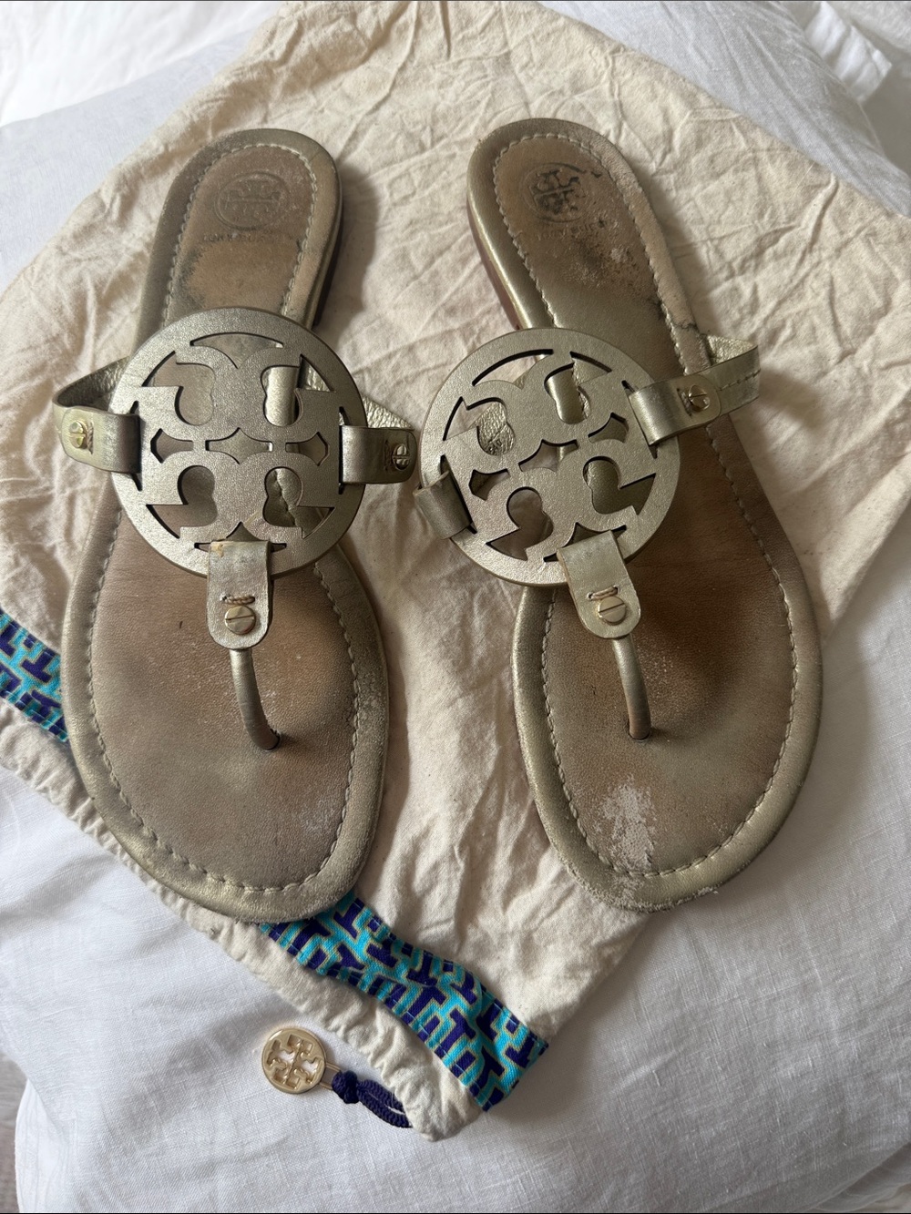Tory Burch Logo Sandal
